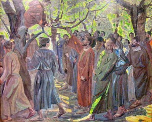 Christ and Zacchaeus - Niels_Larsen_Stevns-_Zakæus