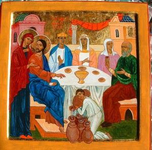 Icon of the Wedding at Cana - Lucia 398 - CC